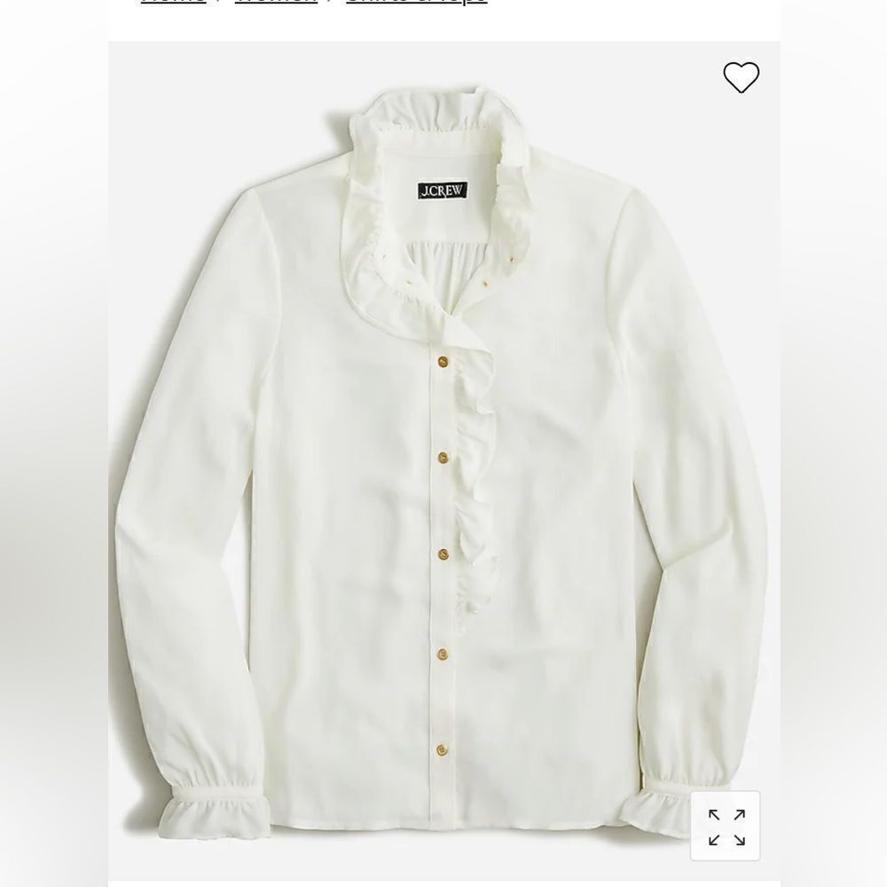 J. Crew Drapey cottage top* STAINED